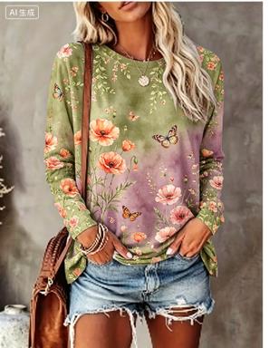 Women Long Sleeve T‑Shirt Grad - Blouses review and price