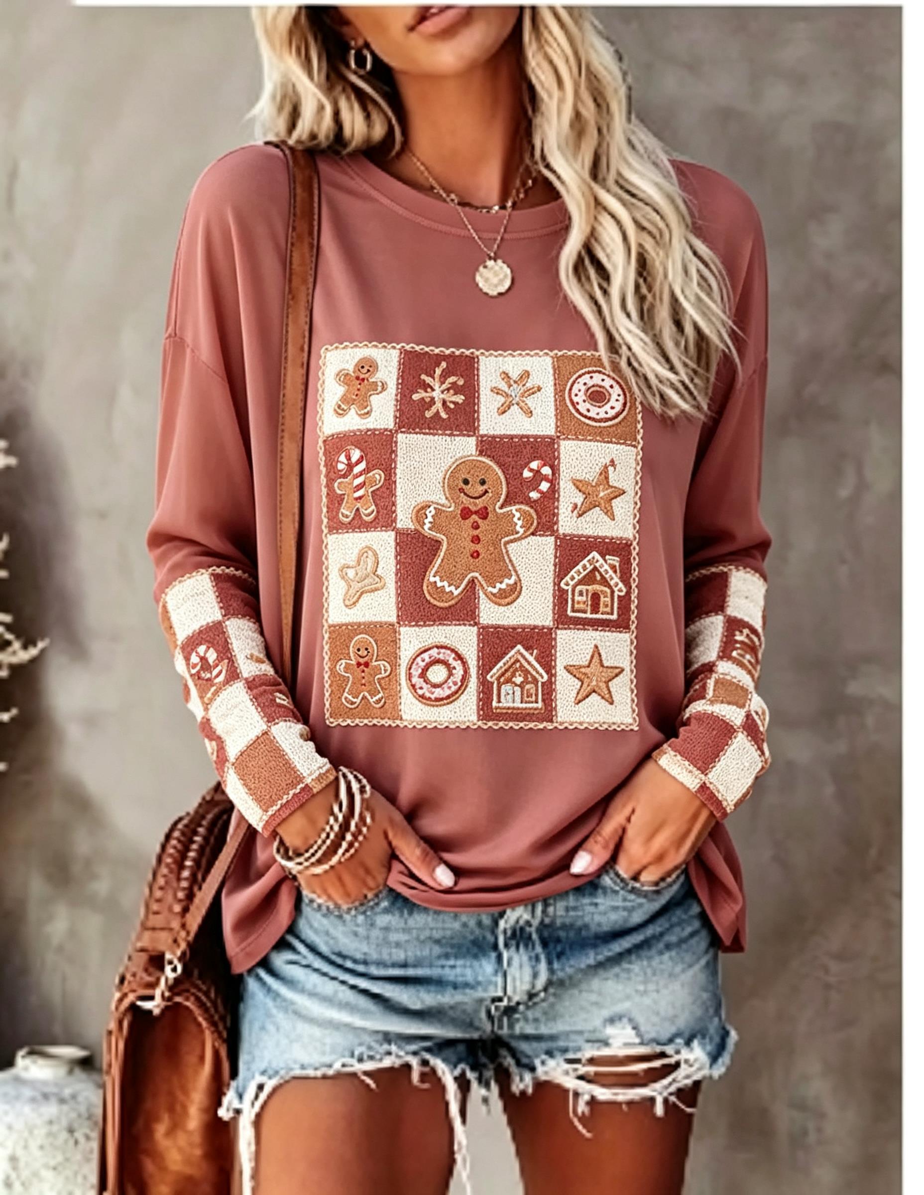 Women Long Sleeve T Shirt Fox  - Blouses review and price
