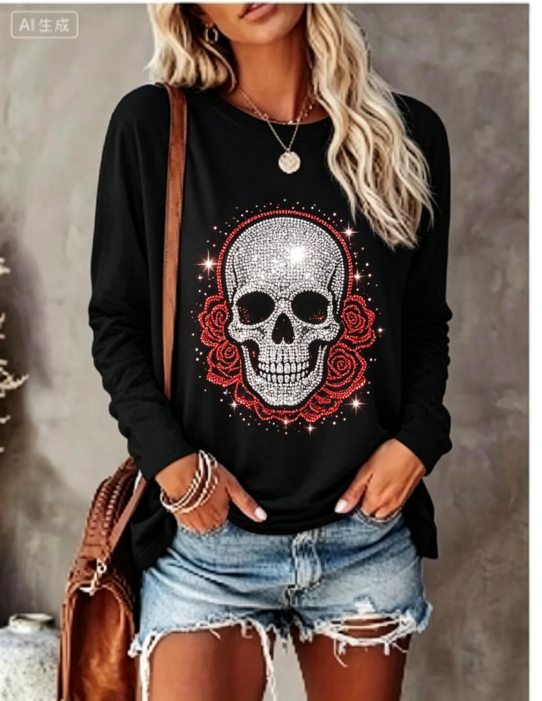 Women Long Sleeve T‑Shirt Simu - Blouses review and price