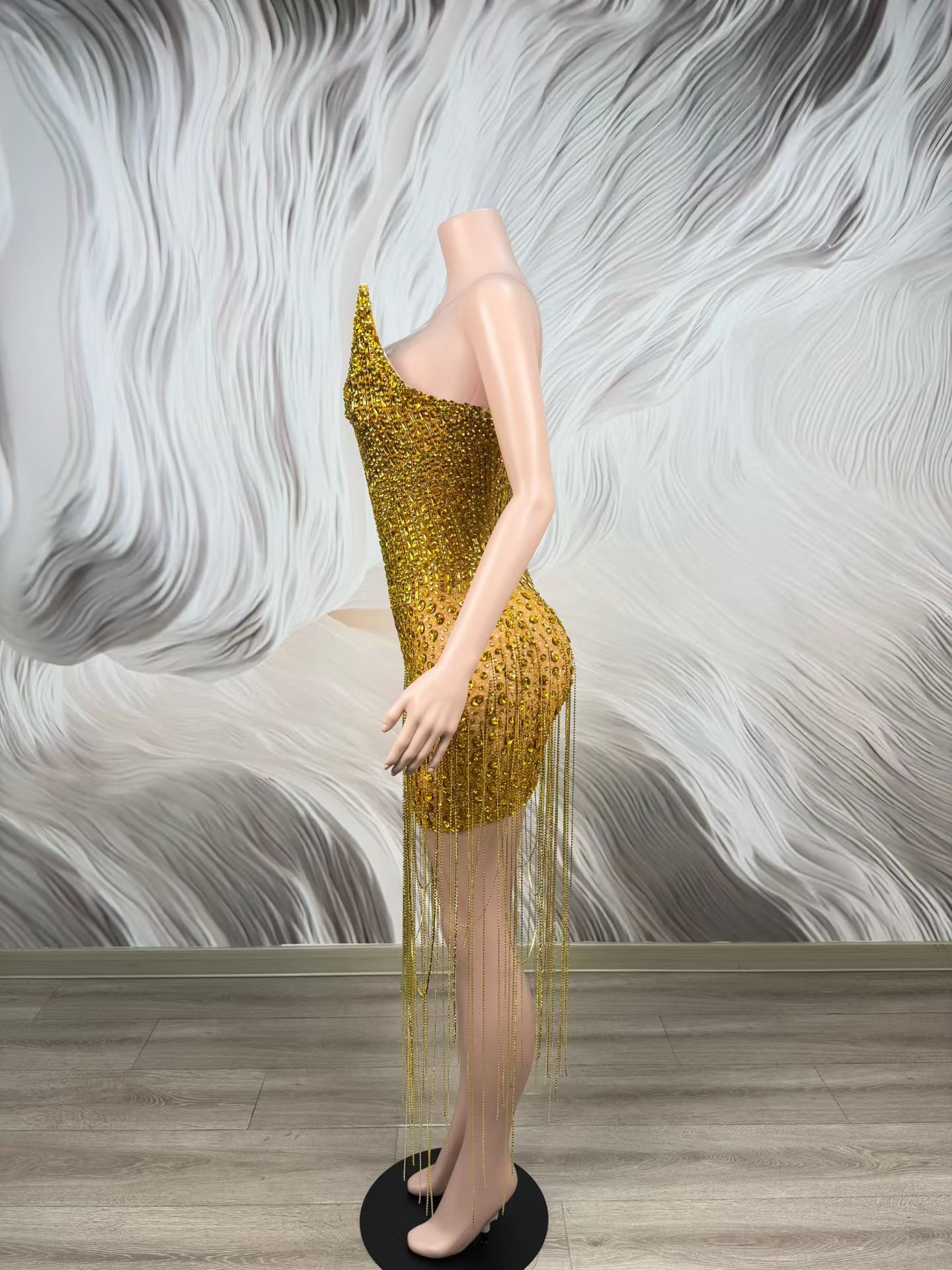 Birthday Celebrate Party Gold  - Sparkly Rhinestone Club Party Dress review and price