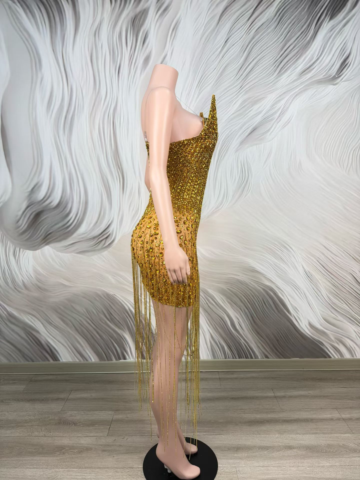 Birthday Celebrate Party Gold  - Sparkly Rhinestone Club Party Dress review and price