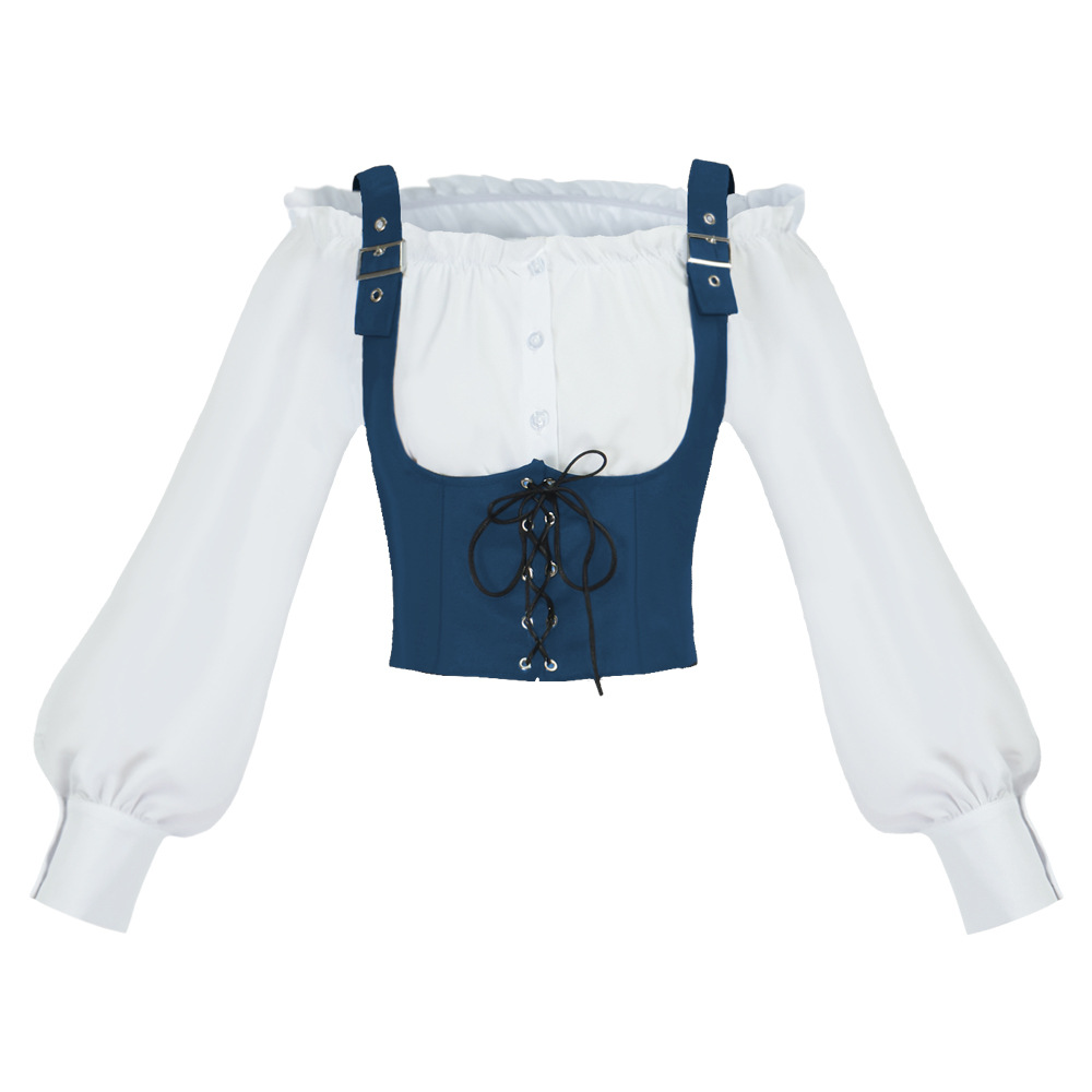 Retro Western Style Women Blou - Blouses review and price